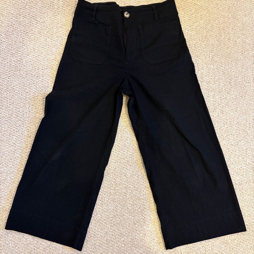 Maeve Collette Wide-Leg Pants